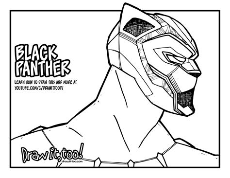 Black Panther Marvel Drawing At Getdrawings Free Download