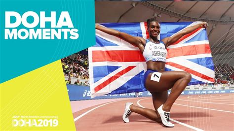 Dina Asher Smith Dominates 200m Final World Athletics Championships 2019 Doha Moments Youtube