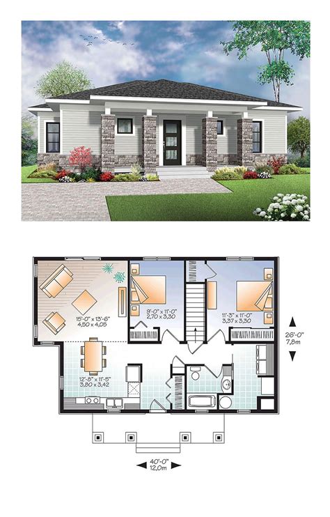 55 Modern House Plan 4 Bedroom