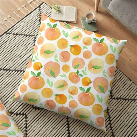 Peach Throw Pillow Throw Pillow Decorative Pillow Peach Etsy