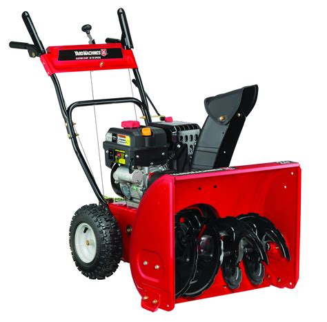 Yard Machines 24 Two Stage Snow Blower With Electric Start Walmart