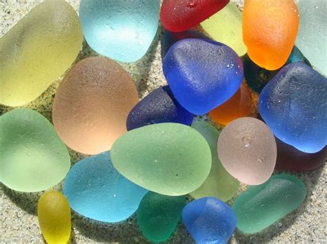 Sea Glass Sea Glass Colors Rare Sea Glass Colors Poster