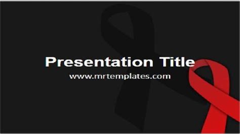 Aids Ppt Template Graphicxtreme