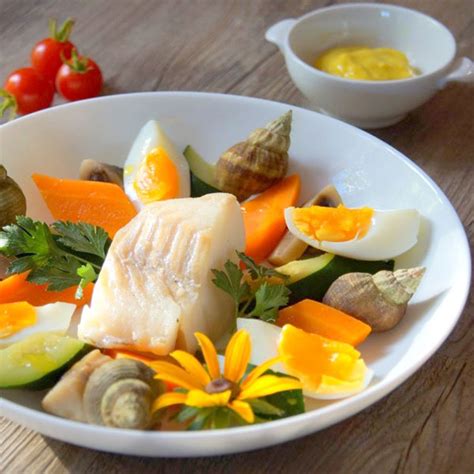 Recette diététique Aïoli aux légumes et cabillaud