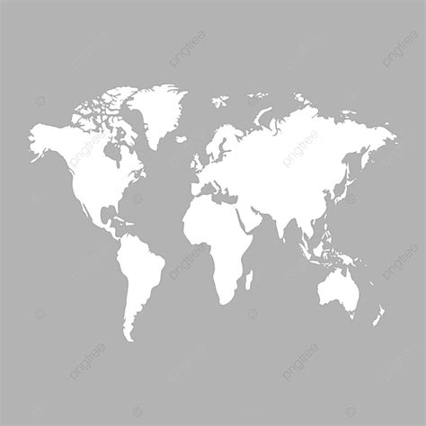 World Map Maps Vector Png Images World Map Vector On Grey Back