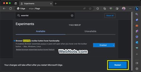 How To Enable And Use Browser Essentials In Microsoft Edge Webnots