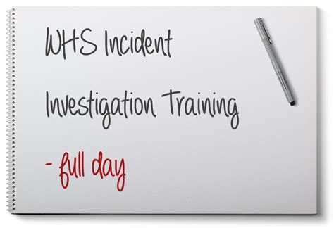 Whs Incident Investigation Training Safety Australia Group