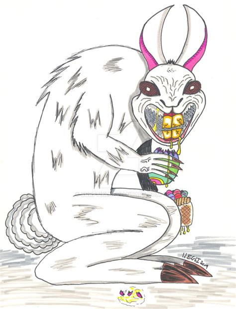 Evil Easter Rabbit Bunny Thing By Surftiki On Deviantart