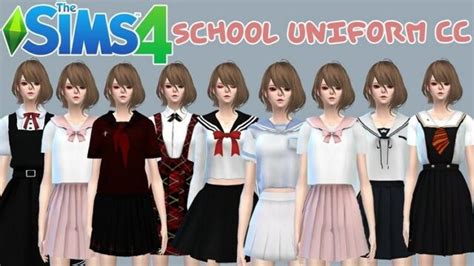 31 Best Sims 4 School Uniform Cc And Mods Download 2024