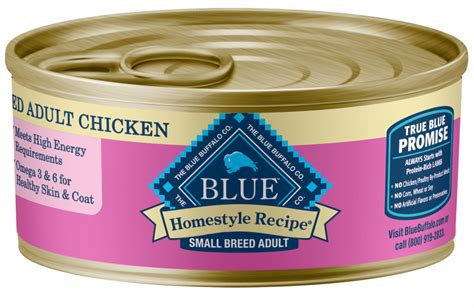 With real turkey and chicken, plus fruits and vegetables, this grain free recipe features the finest natural ingredients enhanced with vitamins and minerals. Blue Buffalo Homestyle Recipe Small Breed Chicken Dinner ...