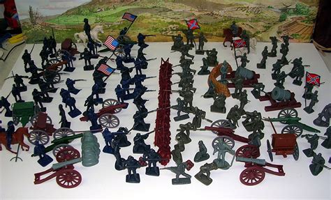 110 Pieces Civil War Armymen Cannons Soldiers And Walls Set Kyrstore