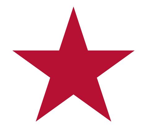 Star Template For Flag