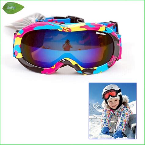 Fg50 Kids Double Lens Ski Goggles Anti Fog Professional Children Ski