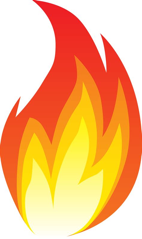 Flames Fire Vector And Cartoon Flame Clipart Full Size Clipart Images