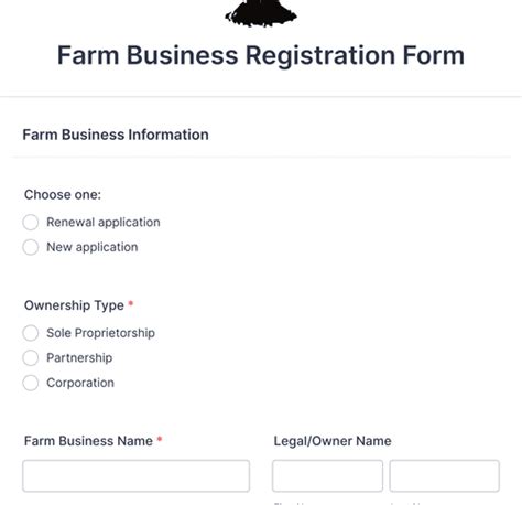Farm Business Registration Form Template Jotform