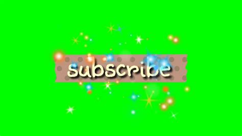 Free Subscribe Button Pink Lace Polka Dots Green Screen Youtube