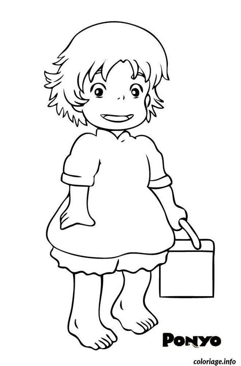 36+ studio ghibli coloring pages for printing and coloring. Coloriage ponyo petite fille Dessin à Imprimer ...