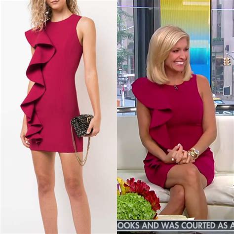 Ainsley Earhardt Red Dress
