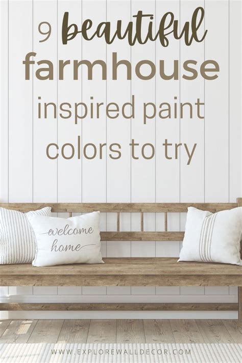 Top 9 Benjamin Moore Farmhouse Paint Colors 2021 Explore Wall Decor