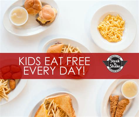 You can verify out by calling to the mentioned phone number of customer support. Kids Eat Free at Steak 'n Shake + Enter to Win $50 Gift Card