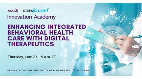 Enhancing Integrated Behavioral Health Care With Digital Therapeutics