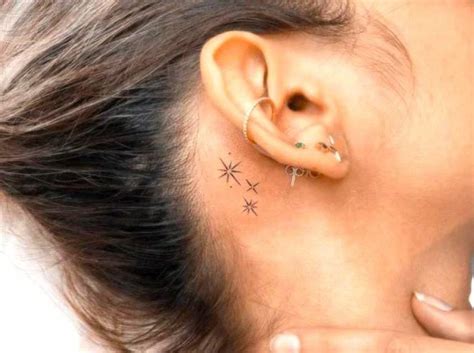 idées de tatouages derrière l oreille