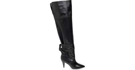 Iro Noric Heeled Boots In Leather In Black Lyst