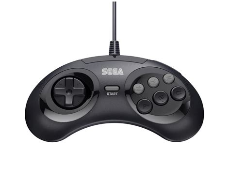 Sega Genesis Mini 6 Button Usb Controller Black Walmart Canada