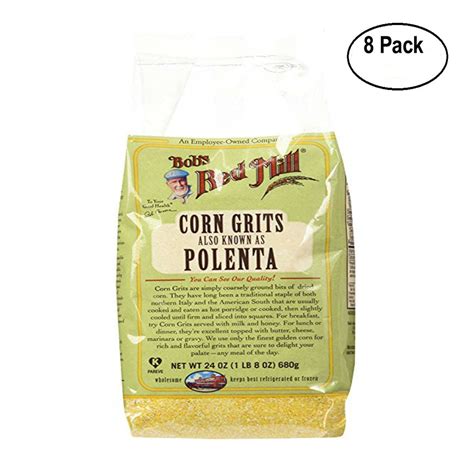 Bobs Red Mill Grits Corn Grnd Polenta 24 Oz Pack Of 4 X 2