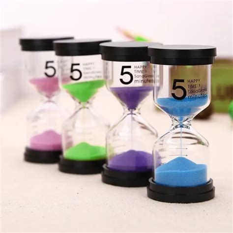 Home Decoration Hourglass Glass Timer Set 5101530 Minutes Colorful Sand Calendar T Watch