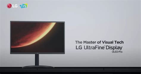 Lgs Latest 4k Ultrafine Monitor Is Its First With An Oled Panel Engadget