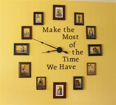 Easy Diy Large Photo Wall Clock Home Decor Project