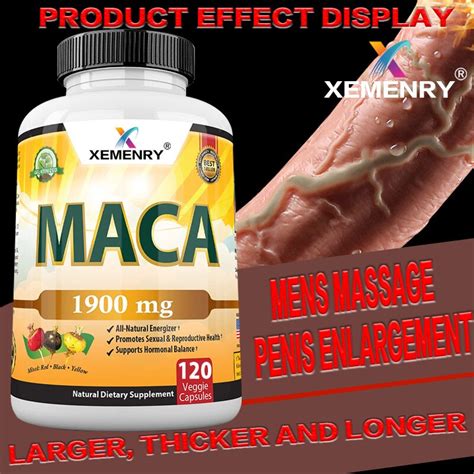 Xemenry Maca Root Extract Can Promote Penis Growth Thickening And