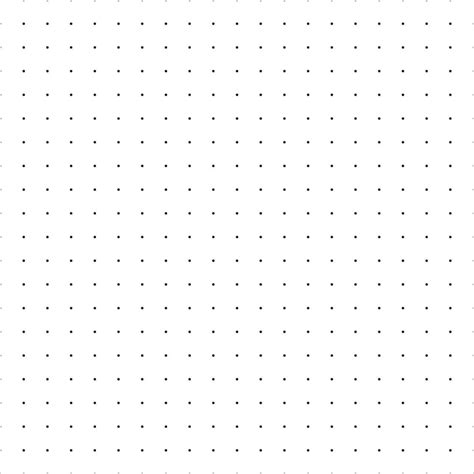Bullet Journal Texture Seamless Pattern Black Dot Grid Graph Paper