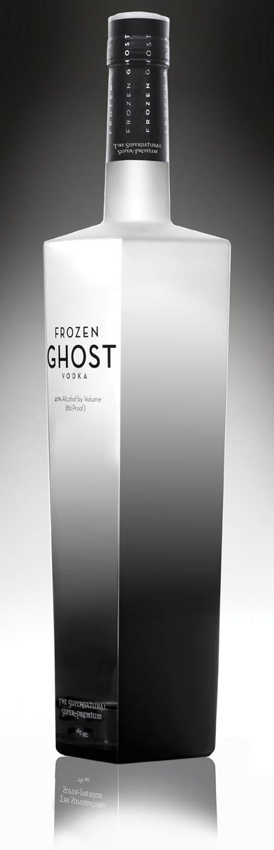 Frozen Ghost Vodka Bottle Communication Arts