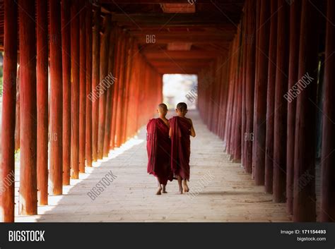 Young Buddhist Monk Image And Photo Free Trial Bigstock