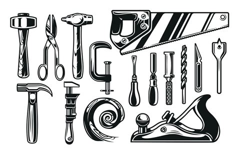 Carpenter Tools Vector Art Icons And Graphics For Free Download
