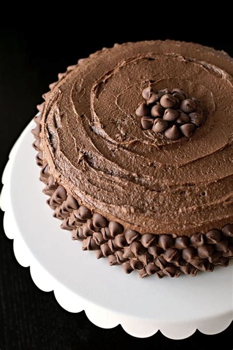 Triple Chocolate Layer Cake Homemade Hooplah