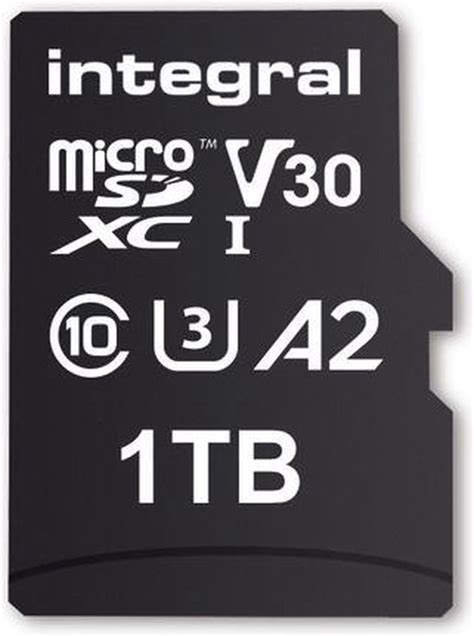 Integral Inmsdx1tb 180150v30 1tb Micro Sd Card Microsdxc Uhs 1 U3 Cl10