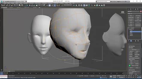 C4s1 얼굴 모델링02 3ds Max 게임 캐릭터 디자인 Ver2017 Youtube