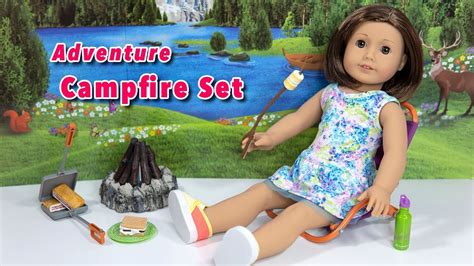 American Girl Truly Me Adventure Campfire Set Youtube