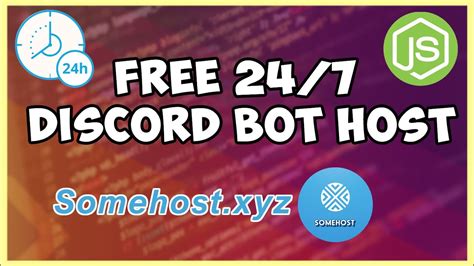 How To Host Your Discord Bot 247 For Free With Somehost 2021 Youtube