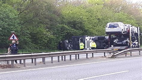Thanet Way Crash Man Dies After Crash With Car Transporter On A299