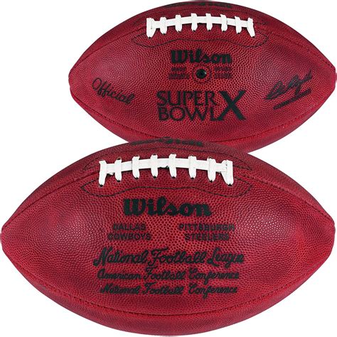 Super Bowl X Wilson Official Game Football Nfl Balls