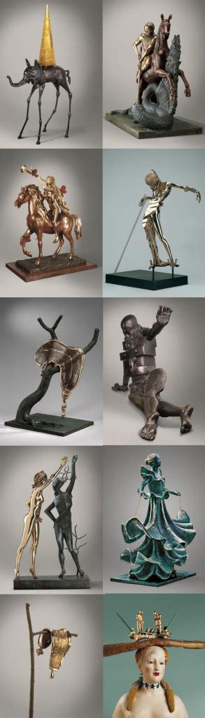 Salvador Dali Sculpture Collection 2 Robin Rile Fine Art