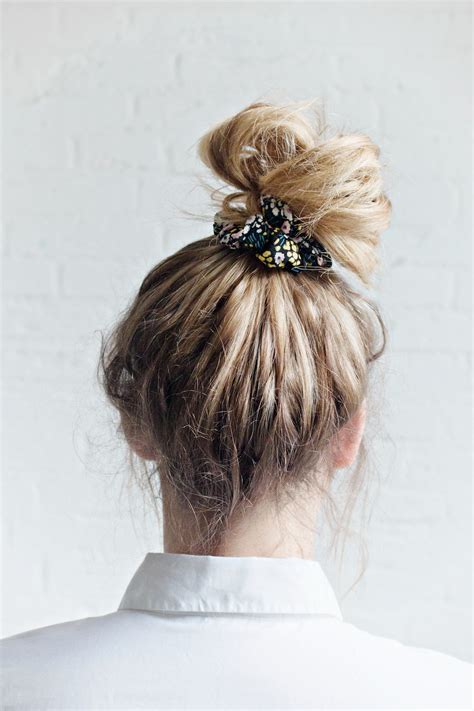 12 pastel or neutral scrunchies. Hair Scrunchie - Floral Black - Shop