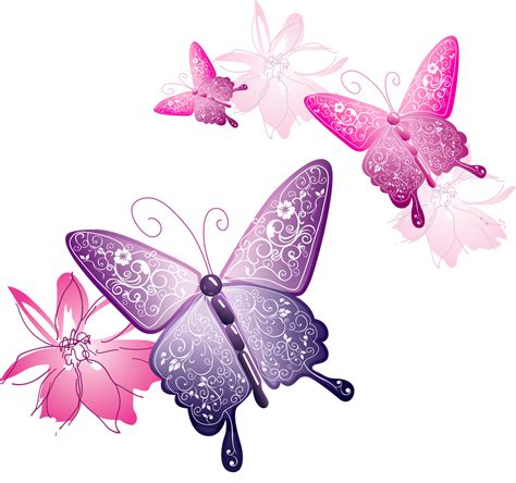 Transparent Butterfly Decorative Clipart Butterfly Clip Art