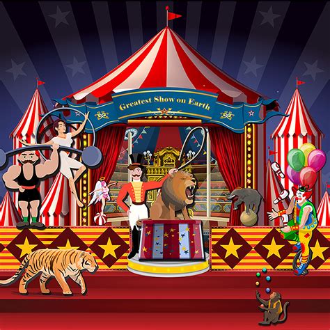 Circus Themed Backdrop Etsy Australia