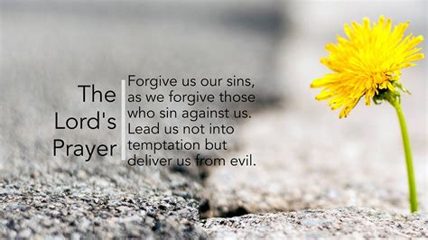 Forgive Us Our Sins As We Forgive Those Who Sin Against Us Youtube