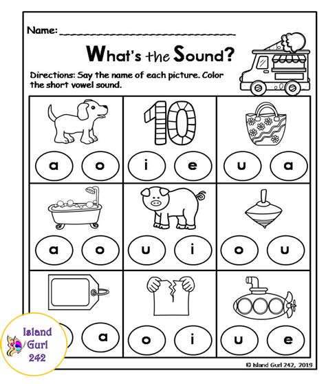 Short Vowels Review Worksheets Short Vowels Vowel Alphabet Coloring